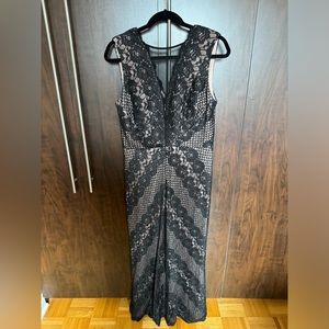 LAURA black lace gown - size 12